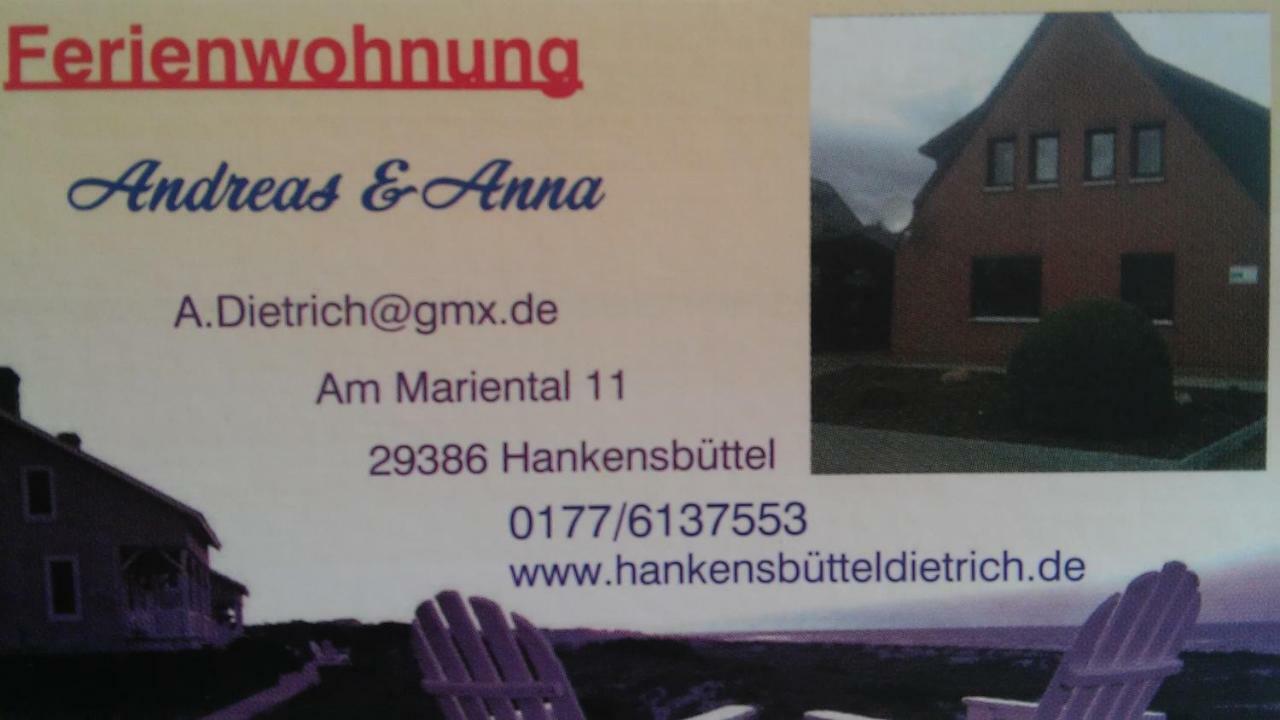 Am Mariental 11 Apartamento Hankensbuttel Exterior foto